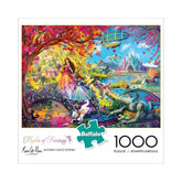 Buffalo 1000pc Puzzle - Flights of Fantasy - Rose Cat Khan - Autumn Castle Festival-TCG Nerd